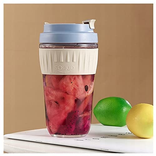 Niya Trendz Re-Usable Glass Coffee & Juice Mug Shaker with Lid & Straw Pack of 1