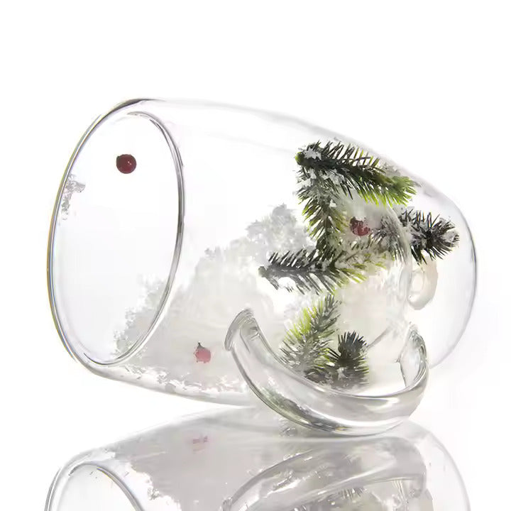 Niya Trendz Double Walled Glass Coffee Mugs 250 ML