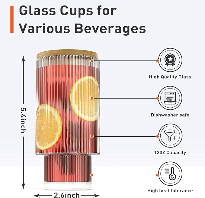 NIYA TRENDZ Coffee Mug Can with Lid & Reusable Straw, Stylish & Eco-Friendly for Coffee, Juice, Milk, and More (Pack OF 1)